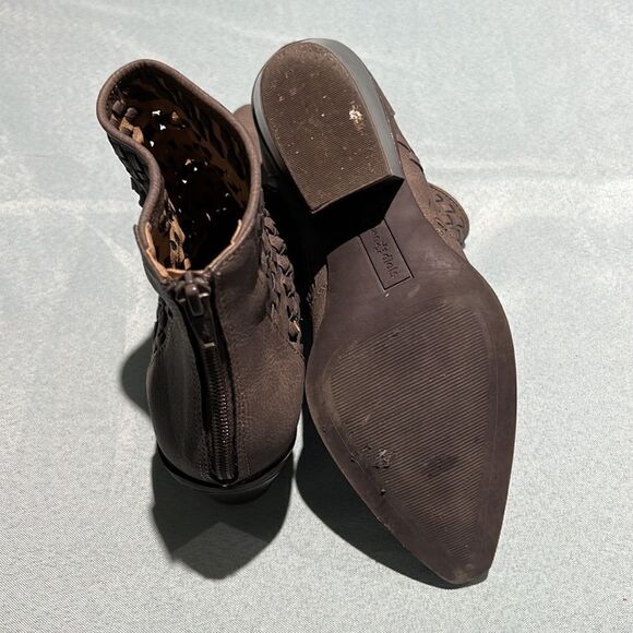 Seven Dials lattice woven Ankle Boots Size 8 B49 - Picture 8 of 10